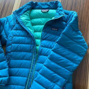 Patagonia Sweater Down Jacket Girls sz XL (14)